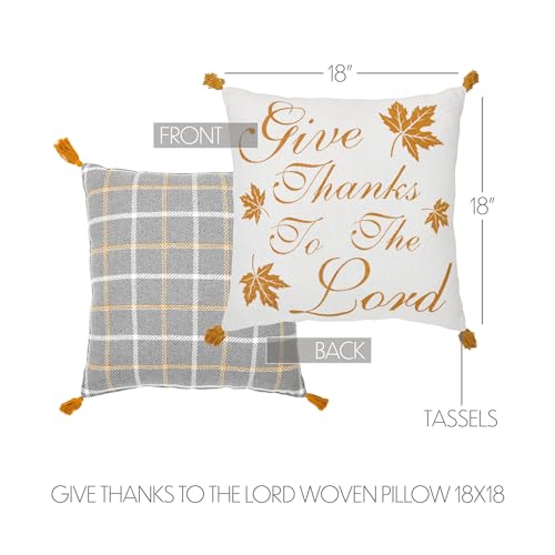 VHC-Brands-Harvest-Blessings-Give-Thanks-to-The-Lord-Woven-Pillow-18×18-Decorative-Fall-Throw-Pillow-Primitive-Decor-for-Fall-and-Thanksgiving VHC Brands Harvest Blessings Give Thanks to The Lord Woven Pillow 18×18 Decorative Fall Throw Pillow Primitive Decor for Fall and Thanksgiving
