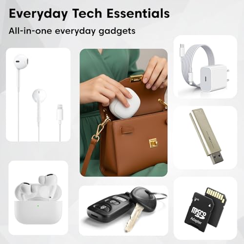 Image of Sounce 3 PCS Silicone Headphone Organizer Case - Mini Cable Storage Pouch Portable Earphone Carrying Case for USB Cables, Keys, Coins & Travel Accessories Soft Reusable Silicone