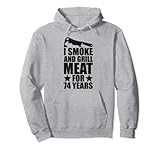 Funny BBQ Birthday Party Designs for 74th Birthday