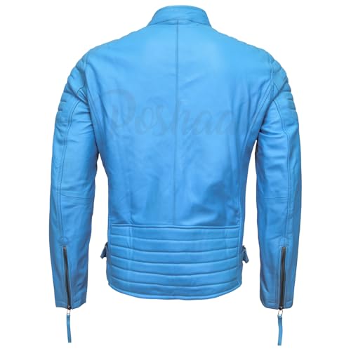 Leather Jacket Men - Stylish Cafe Racer for Men | Men's Leather Jacket Jacket for Comfort & Durability4