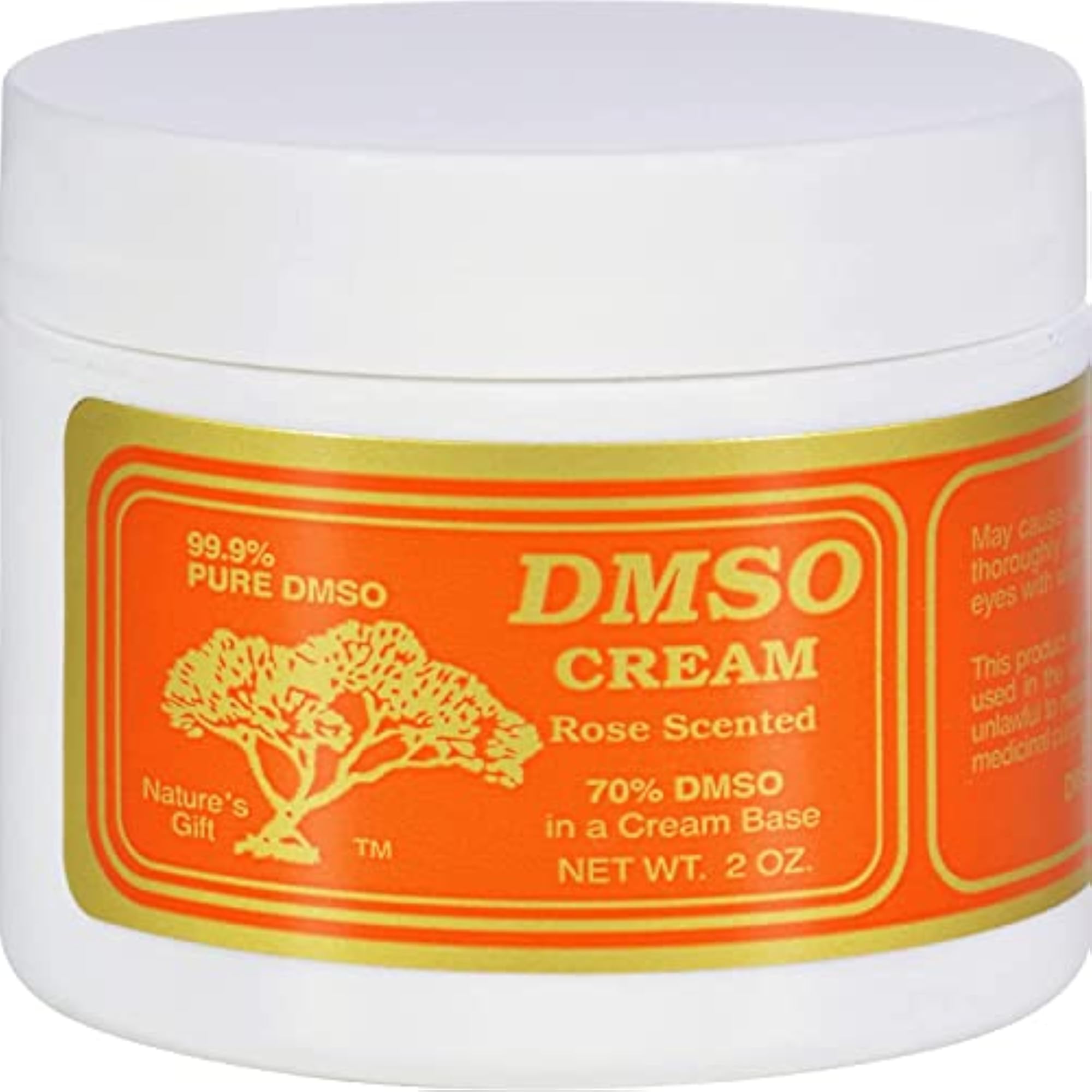 DMSO Cream Rose Scented, 2 oz