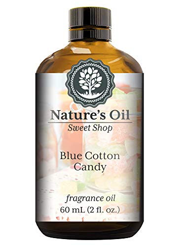 Blue Cotton Candy Fragrance Oil (60ml) For Diffusers, Soap Making, Candles, Lotion, Home Scents, Linen Spray, Bath Bombs, Slime
