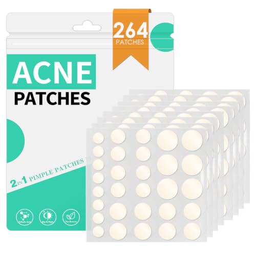 264 PCS Parches Granos Acne Hidrocoloides Pimple Patch Invisibles