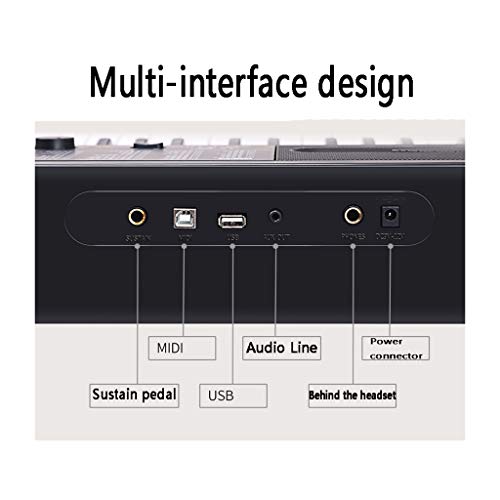 yankai Clavier Électronique Portable 88 Touches avec des Enceintes Intégrées, Piano Électronique, Piano Numérique… - Les Beatles, Paul McCartney, John Lennon, RIngo Starr, George Harrison yankai Clavier Électronique Portable 88 Touches avec des Enceintes Intégrées, Piano Électronique, Piano Numérique… – Image 6
