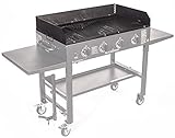 Blackstone Signature Griddle Accessories - 36 Inch Grill Top Accessory for 36 Inch Griddle - Non Stick Coating - Foldable Windscreen - Drip Tray Included