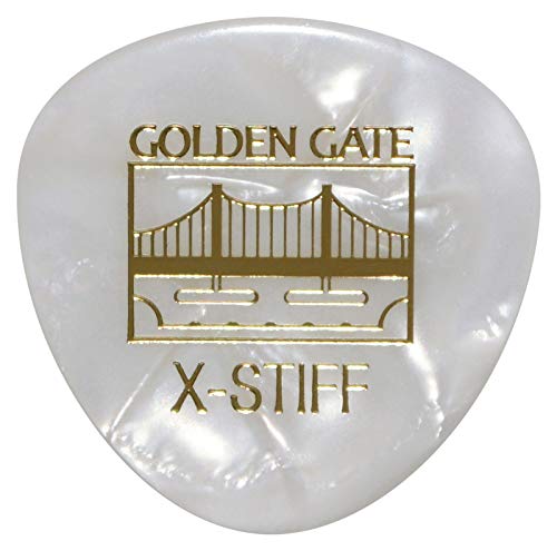 Médiators de guitare triangle rond Golden Gate MP-125 1,5 mm perle pour mandoline