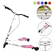 Patinete Plegable de Tres 3 Ruedas,Patinete de 3 Ruedas Scooter Manillar Altura...