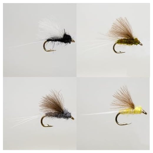 Outdoor Planet 12 RS2 Mayfly Nymph and Emerger Midge/Caddis/Stoneflies Trout Flies Lure Assortment for Trout Fly Fishing Flies