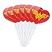 Wonder Woman Wonder Woman Icons Logo Heart Love Cupcake Picks Toppers Decoration Set of 6