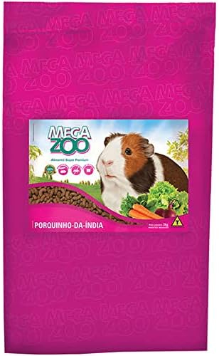 RAÇÃO MEGAZOO EXTRUSADA PORQUINHO-DA-INDIA 500G