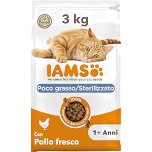 IAMS Poco grasso/Sterilizzato Cibo secco con ...