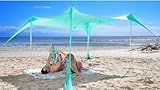 SUN NINJA Pop Up Beach Tent Sun Shelter UPF50+...