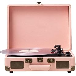 Vitesses du Tourne-Disque Gramophone avec Haut-parleurs stéréo intégrés Prend en Charge la Sortie Audio RCA et Le… - Les Beatles, Paul McCartney, John Lennon, RIngo Starr, George Harrison
