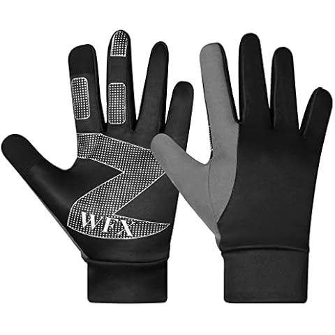 WFX Thermal Gloves, Winter Gloves Running Warm Liner Gloves Anti-slip Touch Screen Gloves for Men Women Sport Walking Riding Driving Cycling Cover