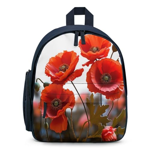 Mochila pequeña ligera de flores para evitar el peso en tus viajes