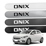 Friso Lateral Porta para Onix 2012 a 2025 Plus Sedan Hatch (REDONDO, PRETO GLOBAL)