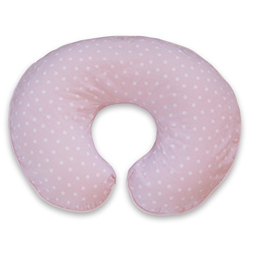 Boppy Pillow Slipcover, Classic Plus Confetti Dot and Stripe Pink