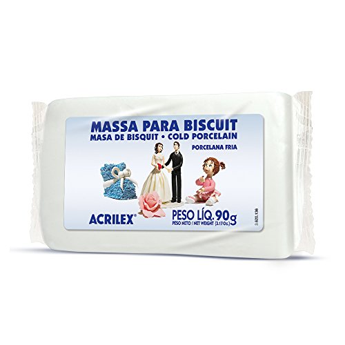 Acrilex - Massa 90G Para Biscuit Natural Acrilex 987