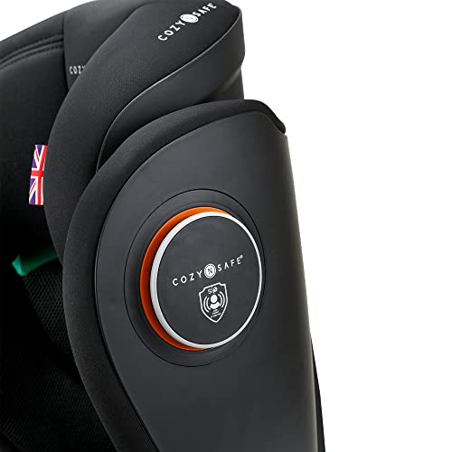 Cozy N Safe Nova i-Size Booster Child car seat, Adjustable headrest, for Cars with and Without ISOFIX, 100-150cm, Group 2/3 (15-36 kg), from Approx. 3 to Approx. 12 Years - Onyx - Image 7