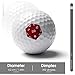 D and 20 Dice Dungeons Practice Golf Ball Realistic Feel and Long Lasting Limited Training Balls Gifts for Men Women