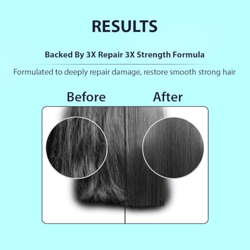 Image of Dermistry Keratin Damage Repair Hair Mask with Protein & Arginine for Dry Frizzy & Damaged Hair, Repairs Heat & Chemical Treated Hair Reduces Split Ends Adds Strength & Shine, Men & Women, 200ml