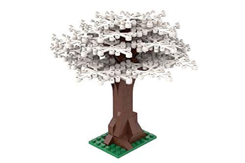 Steinchenshop 3er Set Bäume für Deine City - kompatibel mit Allen führenden Marken - 342 Klemmbausteine - Baum… (Weiß) – Bild 3