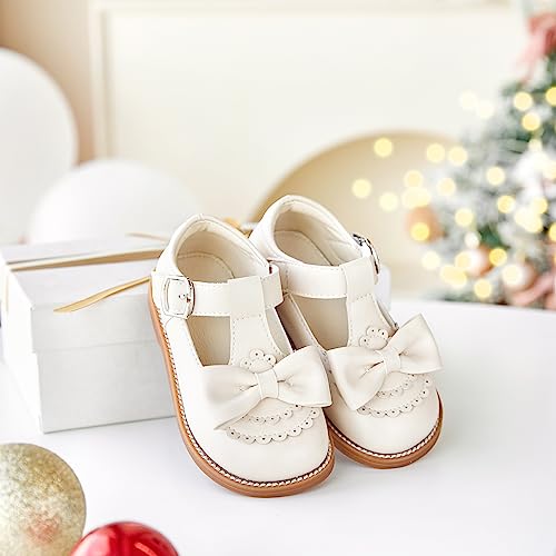 Image of Felix & Flora Toddler Little Girl Princess Dress Shoes-Mary Jane Flats for Girl Party School Shoes
