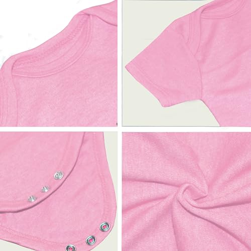Image of VParents Rompers for New Born Baby Girl & Boy (Pack of 3), 100% Cotton Half Sleeve Romper /Bodysuit /Jumpsuit /Onesies /Sleepsuit For Infants & Toddlers, Comfortable Daily Wear Clothes For Babies