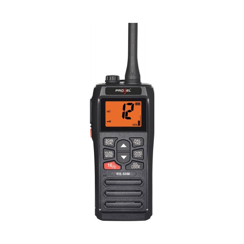 RECENT RS-50M Ricetrasmittente VHF galleggiante e waterproof IPX7