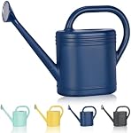 2 Canette d'arrosage Gallon pour les plantes intérieures, Canettes d'abreuvement de jardin pour les fleurs de la maison des plantes extérieures, Aquarisation végétale moderne peut grande écoulement long avec tête d'aspersion