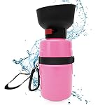 Buddy’s Best 21oz Dog Water Bottle Upgraded – Outdoor Collapsible Water Bowl Cup for a Trip, Hiking, Walking, Traveling – Adventure and Pet Travel Essentials – Doggy Hydration Gadgets (Pink)