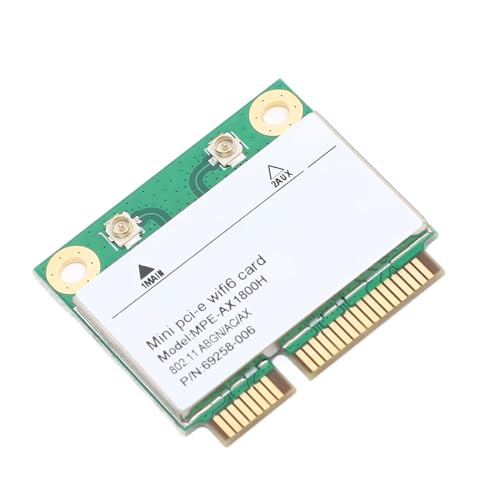 Tarjeta inalámbrica Jiawu Mini PCIe, 1800 Mbps, banda dual, Bluetooth 5.2, adaptador de red interno para laptop y sistemas compatibles miniatura 4