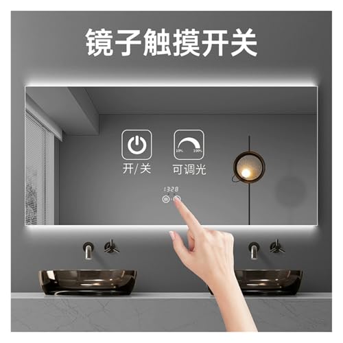 Interruptor táctil para espejo de baño con atenuación precisa y conexión USB de 5V 7