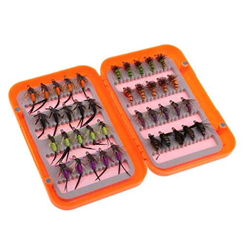 Fliegenfischen Nymphen Set – 12 Stück Für Forelle & Süßwasserfische