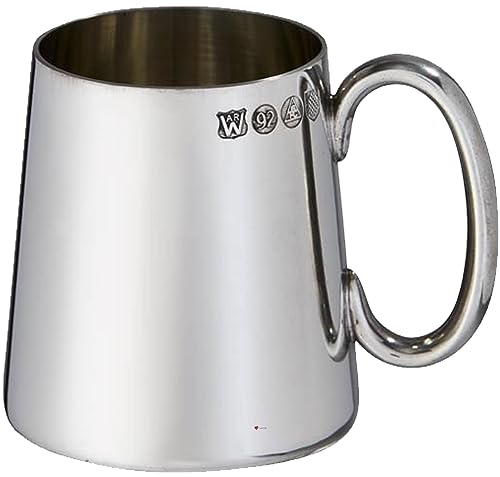 Tasse de conception impériale cadeau de baptême bébé étain quart de pinte - 2