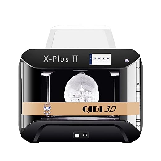 R QIDI TECHNOLOGY X-PlusⅡ 3D Printer, New Upgrade Intelligent Industrial Grade 3D Printers,Large Print Size,Printing with Nylon, Carbon Fiber, PC,High Precision Printing,10.6x7.9x7.9 Inch