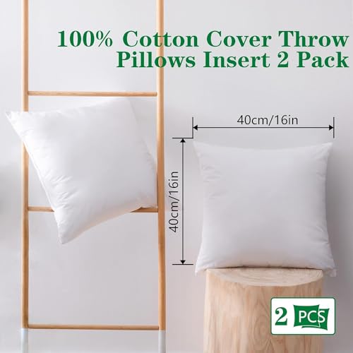 Image of Microfiber Pillow Filler 16x16 Inch | Cushion Insert 40x40 cm