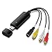 Jancane USB 2.0 Audio/Video Converter - Video Capture Card Digitizes Video from Any Analog Source Including VCR, VHS, DVD