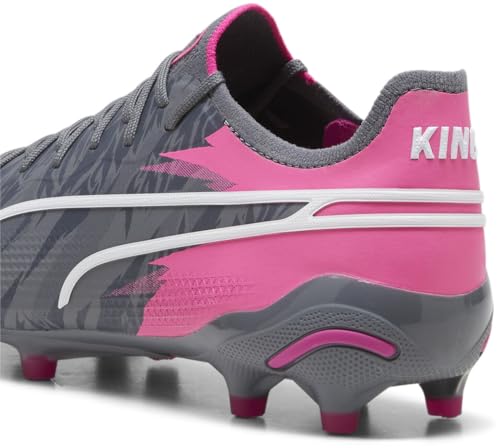 Puma Mens King Ultimate Rush Firm GroundArtificial Ground Soccer Cleats - Grey, Pink3