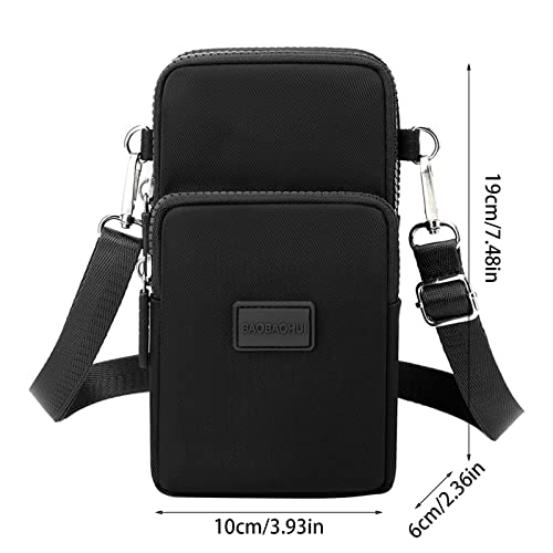 OBiQuzz Schulter Handtasche Einfarbig Nicht Drucken Reißverschluss Umhängetasche Handytasche Hunde Taschen Größere (D, One Size)