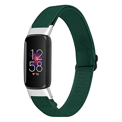 Gimuk �t�@�u���b�N�X�g���b�v Fitbit Luxe�X�g���b�v�ƌ݊�������B���f�B�[�X�����Y�\�t�g�E�[�u���i�C�����ʋC���L�k���X�|�[�c�o���h�����p�X�g���b�v���X�g�o���h�BLuxe Fitness Tracker�p�A���f�B�[�X L�A�i�C�����B