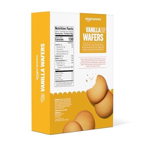Amazon Grocery, Vanilla Wafers, 12 Oz