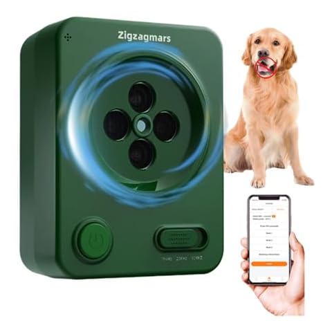 Anti Barking Control Devices,2025 Smart Automatic Detection & APP Remote Control Ultrasonic Dog Training Tool, Waterproof Sonic Stop Barking Deterrent Dog Silencer, Best Behavior Aid Indoor Outdoor Cover
