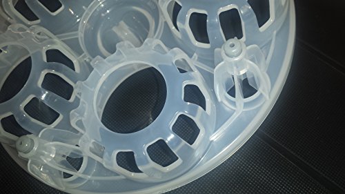 image for Instant Pot Yogurt Cups and Pressure Sterilization Rack, 6-Oz Dessert 