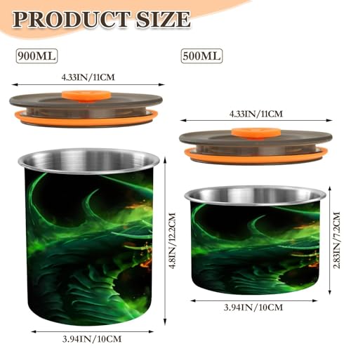 ATTX envase de acero para café 900 ml con tapa hermética miniatura 2