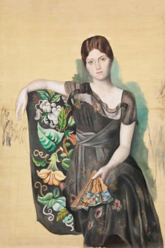 Peinture abstraite sur toile de Picasso Olga en fauteuil - Solution déco pour habiller vos murs