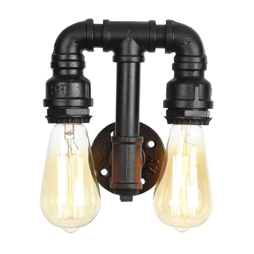 Aplique de pared industrial steampunk para iluminar un loft moderno con estilo rústico