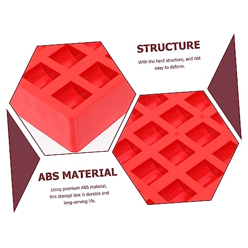 Cajas para monedas VILLCASE color rojo 2 piezas miniatura 7