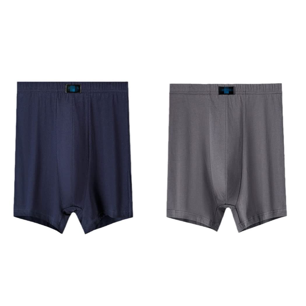 Ropa interior para hombre calzoncillos boxer transpirables de algodon suave 5