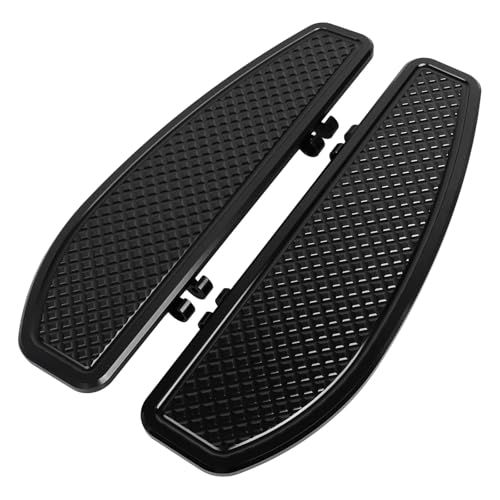 Marchepied avant conducteur noir moto Harley Road King et Softail FLSTC